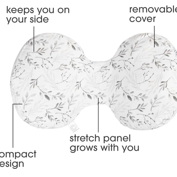 Boppy Side Sleeper Pregnancy Pillow with Removable Jersey Pillow Cover - Picture 6 of 7